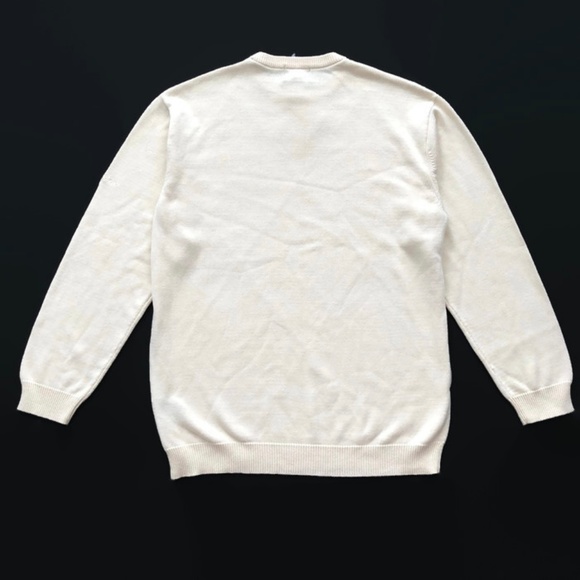 Phat Farm Sweater Pullover Argyle Off-White Ivory - Picture 2 of 6